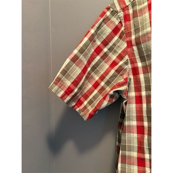 Marmot Men's Plaid Button-Up Shirt L Multicolor Short Sleeve Casual - Picture 5 of 10